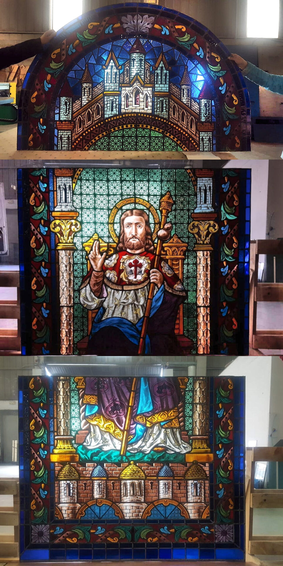 Restauración de vidreiras históricas